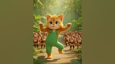 Funny shorts for Baby Cat Dance | Beast Challenge Stories
