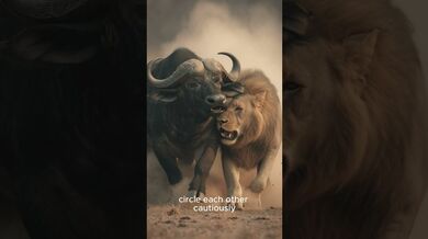 Lion vs Buffalo fight | Beast Challenge Stories