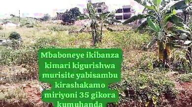 Ikibanza ku Irebero