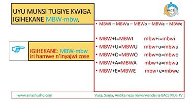 IKINYARWANDA: IGIHEKANE MBW-mbw
