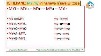 IKINYARWANDA: IGIHEKANE MY-my