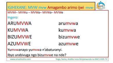 IKINYARWANDA: IGIHEKANE MVW-mvw