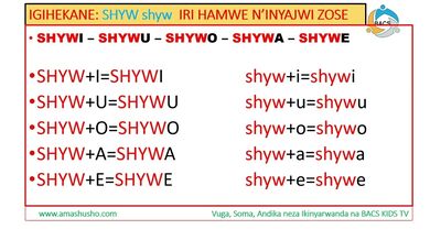 IKINYARWANDA: IGIHEKANE SHYW-shyw