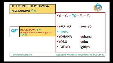 IKINYARWANDA: INGOMBAJWI Y-y