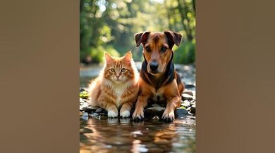 Dog & Cat Fishing