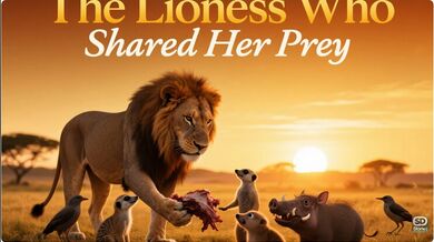 Lioness Who Shared Her Prey | Beast challenge Stories