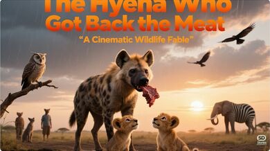 Hyena Gave Back the Meat | Beast challenge Stories