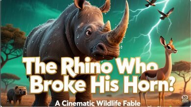Rhino Who Broke His Horn | Beast challenge Stories