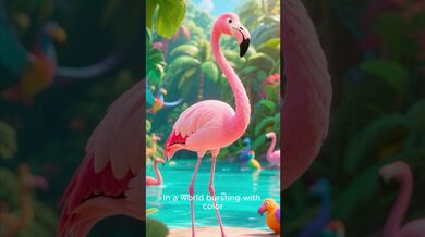 Funny Shorts for Flamingo dreamt in black and white | Beast Challenge Stories