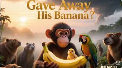 Monkey Who Gave His Banana | Beast challenge Stories