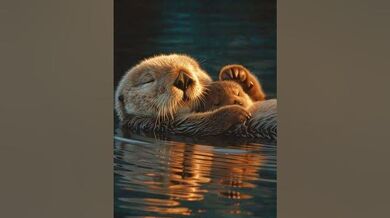 Funny Shorts for Mother otter floating | Beast Challenge Stories