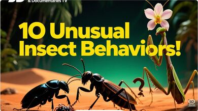 Top 10 Unusual Insect Behaviors | Beast challenge Stories