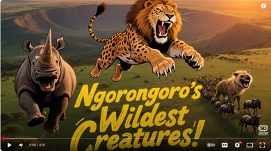 Ngorongoro-Animals-Tanzania | Beast challenge Stories