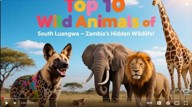 Zambia: 10 Animals South Luangwa | Beast challenge Stories