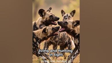 Funny Shorts for African Wild Dog’s | Beast Challenge Stories