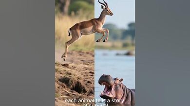 Funny Shorts for Mighty Hippopotamus | Beast Challenge Stories