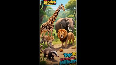 Tanzania 10 Animals of Mikumi | Beast challenge Stories