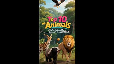Zambia 10 Animals of Kafue Park | Beast challenge Stories