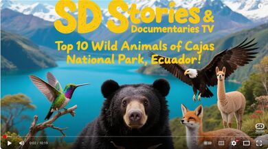 10 Animals Found in Cajas Park | Beast challenge Stories