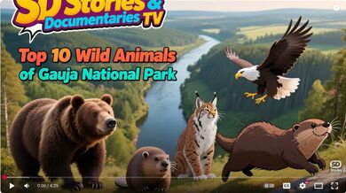 10 Animals of Gauja Park, Latvia | Beast challenge Stories