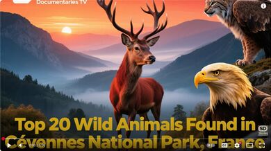 20 Animals in Cévennes Park | Beast challenge Stories