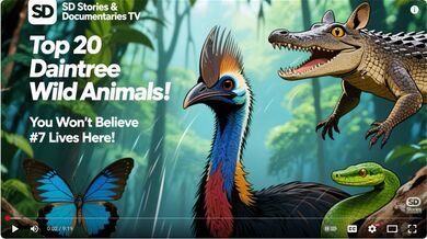 20 Wild Animals of Daintree, | Beast challenge Stories