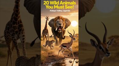 20 Animals of Kidepo Valley | Beast challenge Stories