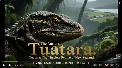 Tuatara: Reptile of New Zealand | Beast challenge Stories