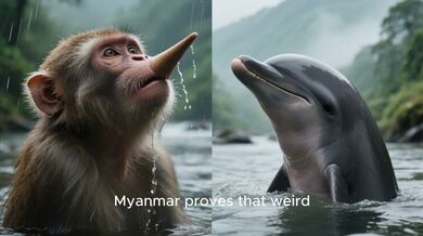 12 Animals in Myanmar | Beast challenge Stories