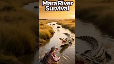 Funny Shorts for Mara River's Crocodiles | Beast Challenge Stories