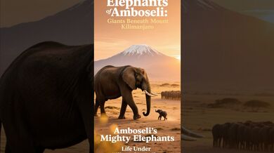 Funny Shorts for Elephants of Amboseli | Beast Challenge Stories