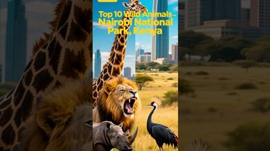 Funny Shorts for Top 10 Wild Animals-Nairobi | Beast Challenge Stories