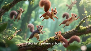 10 Animals in Estonia | Beast challenge Stories
