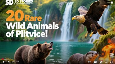 20 Rare Animals - Plitvice Lakes | Beast challenge Stories