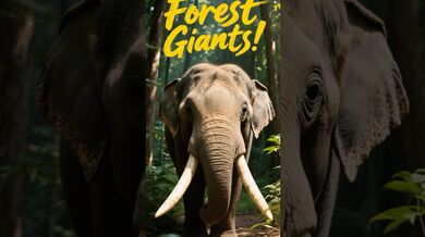 Funny Shorts for Asian Elephants | Beast Challenge Stories