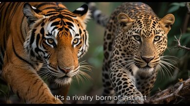 Tiger vs Leopard | Beast challenge Stories