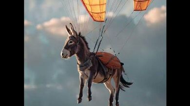 Funny Shorts for Donkey in the air | Beast Challenge Stories