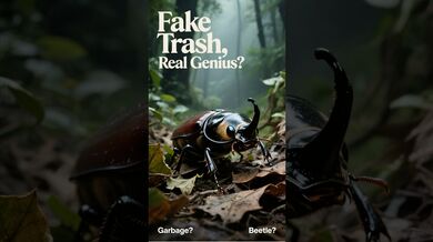 Funny Shorts for Beetle That Disguises as Trash | Beast Challenge Stories