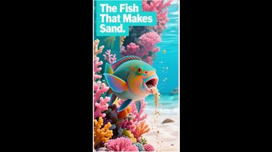 Fish Poops Sand - Parrotfish | Beast challenge Stories
