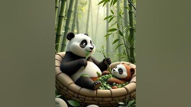 Funny Shorts for Panda and Bear | Beast Challenge Stories