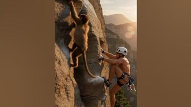 Funny Shorts for Monkey Climbing Race | Beast Challenge Stories