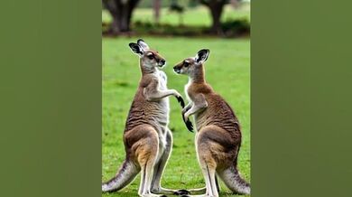 Funny Shorts for Kangaroo play boxing | Beast Challenge Stories