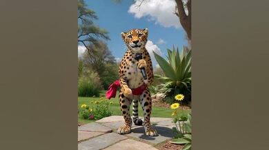 Funny Shorts for Cheetah dancing | Beast Challenge Stories