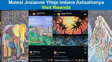 Gushushanya ni Impano Josianne Yamukijije #asmrvideo #documentary #stories #funny